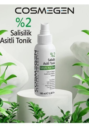 Cosmegen Yağlı Ciltler İçin Salisilik Asitli Gözenek Sıkılaştırıcı Sprey Tonik 100 ml