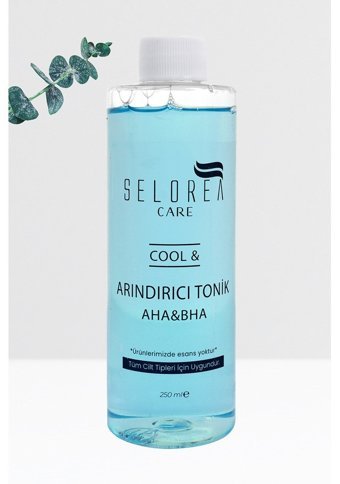 Selorea Tüm Cilt Tipleri İçin Aha+Bha Salisilik Asitli Gözenek Sıkılaştırıcı Yüz Temizleyici Likit Tonik 250 ml