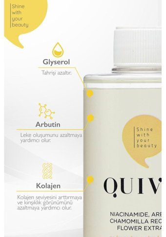 Quivis İçin Gözenek Sıkılaştırıcı Leke Giderici Yüz Temizleyici Likit Tonik 200 ml