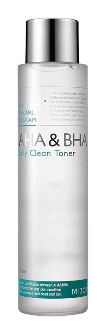 Mizon Hassas Ciltler İçin Aha+Bha Gözenek Sıkılaştırıcı Yüz Temizleyici Likit Tonik 150 ml