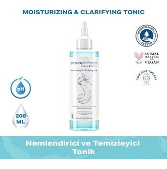 Acqua Perfection Tüm Cilt Tipleri İçin Aha+Bha Gözenek Sıkılaştırıcı Leke Giderici Yüz Temizleyici Likit Tonik 200 ml