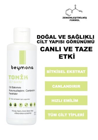 Beymona Tüm Cilt Tipleri İçin Yeşil Çaylı Gözenek Sıkılaştırıcı Likit Tonik 200 ml