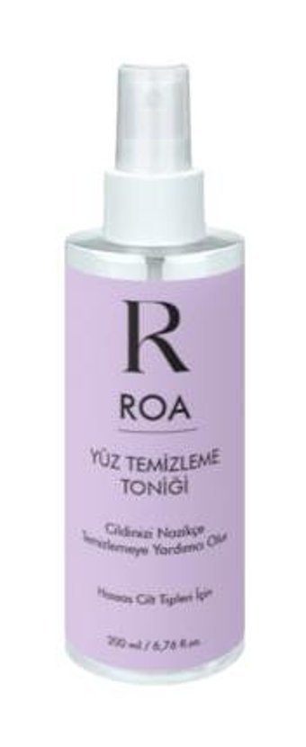 Roa Bitkisel Hassas Ciltler İçin Yüz Temizleyici Sprey Tonik 200 ml