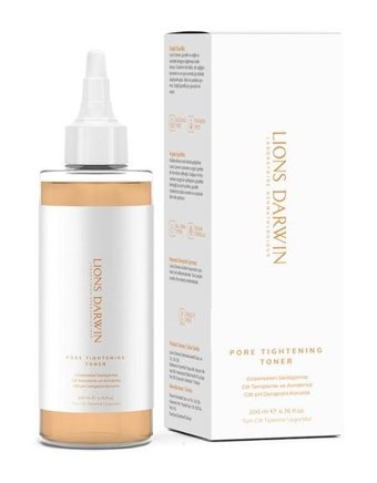 Lions Darwin Tüm Cilt Tipleri İçin Salisilik Asitli Gözenek Sıkılaştırıcı Leke Giderici Likit Tonik 200 ml