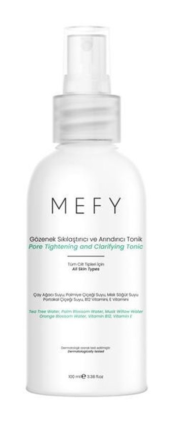 Mefy Tüm Cilt Tipleri İçin Gözenek Sıkılaştırıcı Sprey Tonik 100 ml