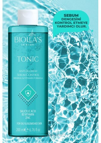 Biolea's Skincare Yağlı Ciltler İçin Salisilik Asitli Gözenek Sıkılaştırıcı Likit Tonik 200 ml