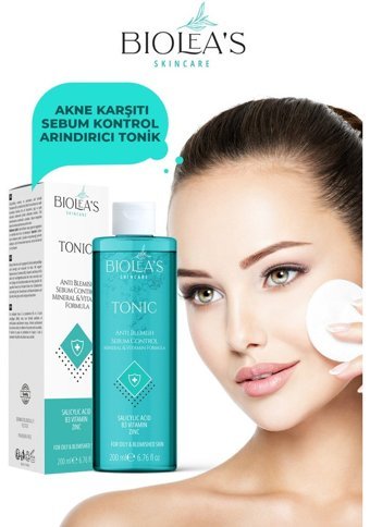 Biolea's Skincare Yağlı Ciltler İçin Salisilik Asitli Gözenek Sıkılaştırıcı Likit Tonik 200 ml