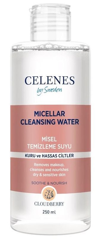 Celenes By Sweden Kuru ve Hassas Ciltler İçin Yüz Temizleyici Likit Tonik 250 ml