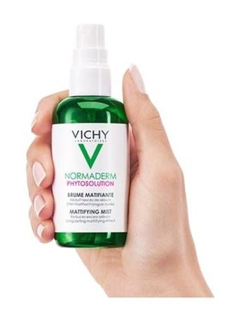Vichy Normaderm Phytosolution Akneye Meyilli ve Yağlı Ciltler İçin Yüz Temizleyici Sprey Tonik 100 ml