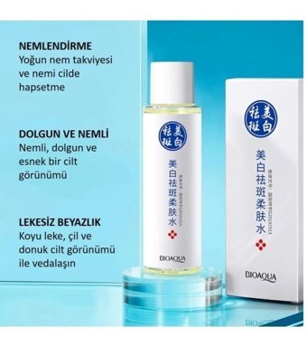 Bioaqua Tüm Cilt Tipleri İçin Leke Giderici Likit Tonik 120 ml