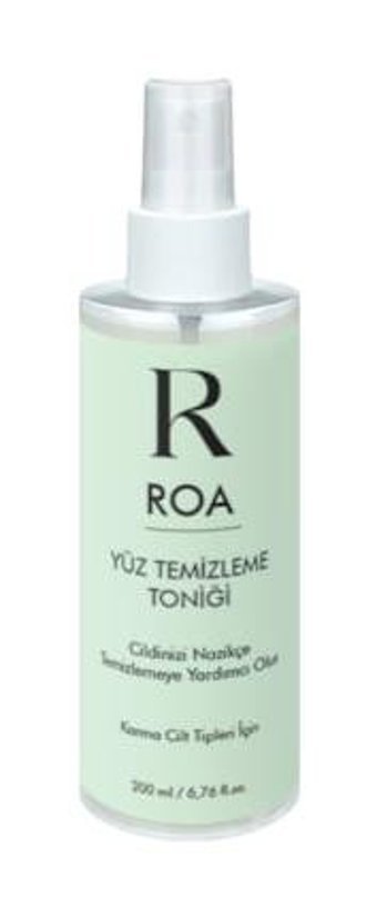 Roa Bitkisel Karma Ciltler İçin Yüz Temizleyici Sprey Tonik 200 ml