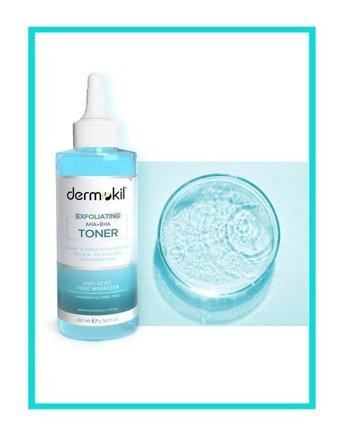 Dermokil Exfoliating Yağlı Ciltler İçin Aha+Bha Salisilik Asitli Gözenek Sıkılaştırıcı Likit Tonik 200 ml