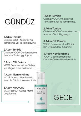 Voop Tüm Cilt Tipleri İçin Aha+Bha Gözenek Sıkılaştırıcı Tonik 200 ml