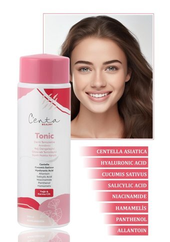 C'enta Beauty Yağlı ve Karma Ciltler İçin Salisilik Asitli Gözenek Sıkılaştırıcı Likit Tonik 200 ml