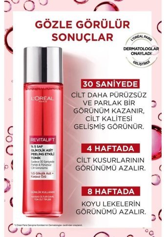 L'Oréal Paris Revitalift Tüm Cilt Tipleri İçin Salisilik Asitli Likit Tonik 180 ml