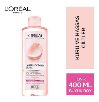 L'Oréal Paris Kuru ve Hassas Ciltler İçin Yüz Temizleyici Likit Tonik 400 ml