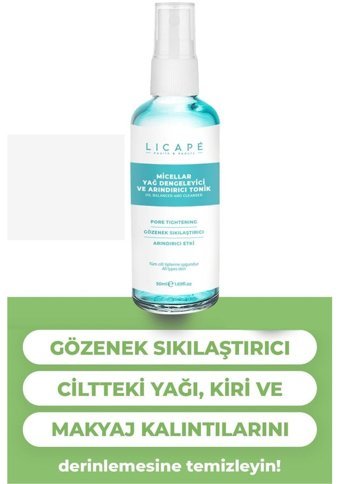 Licape Tüm Cilt Tipleri İçin Gözenek Sıkılaştırıcı Sprey Tonik 50 ml