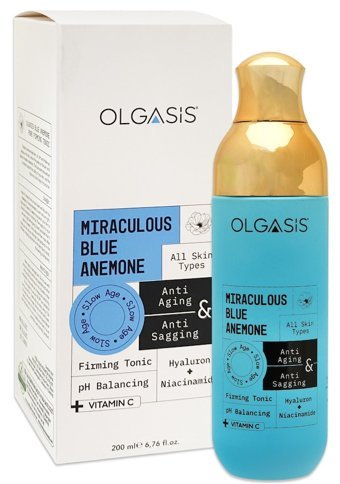 Olgasis Anti-Wrinkle Tüm Cilt Tipleri İçin Gözenek Sıkılaştırıcı Yüz Temizleyici Jel Tonik 200 ml