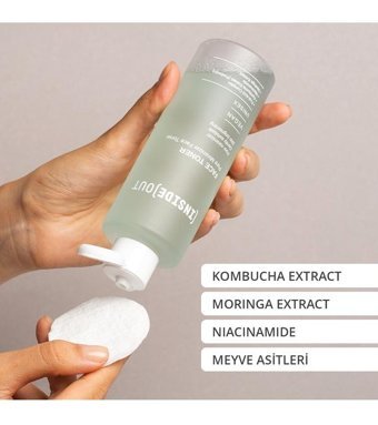 Inside Out Tüm Cilt Tipleri İçin Gözenek Sıkılaştırıcı Leke Giderici Likit Tonik 200 ml