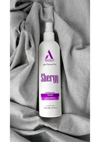 Anatolian International Sherry Tüm Cilt Tipleri İçin Gözenek Sıkılaştırıcı Yüz Temizleyici Sprey Tonik 200 ml