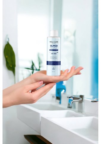 Mila Care Glyco Revive Tüm Cilt Tipleri İçin Aha+Bha Gözenek Sıkılaştırıcı Losyon Tonik 200 ml