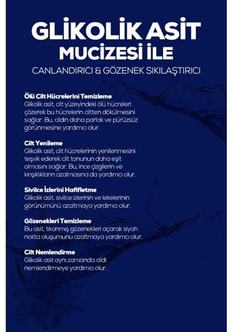 Mila Care Glyco Revive Tüm Cilt Tipleri İçin Aha+Bha Gözenek Sıkılaştırıcı Losyon Tonik 200 ml