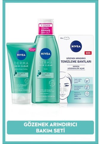 Nivea Yağlı Ciltler İçin Gözenek Sıkılaştırıcı Yüz Temizleyici Likit Tonik 201 ml