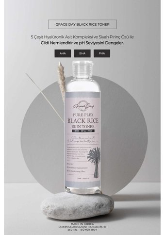 Grace Day Pure Plex Tüm Cilt Tipleri İçin Aha+Bha Yüz Temizleyici Likit Tonik 151 ml