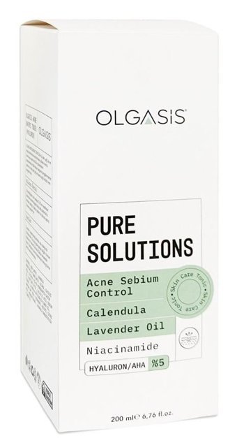 Olgasis Pure Yağlı ve Karma Ciltler İçin Gözenek Sıkılaştırıcı Yüz Temizleyici Jel Tonik 200 ml