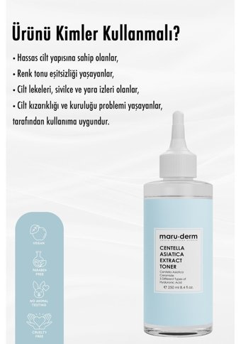 Maruderm Tüm Cilt Tipleri İçin Gözenek Sıkılaştırıcı Likit Tonik 250 ml