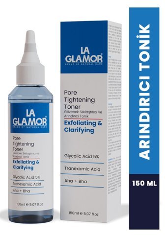 La Glamor Tüm Cilt Tipleri İçin Aha+Bha Salisilik Asitli Gözenek Sıkılaştırıcı Likit Tonik 152 ml