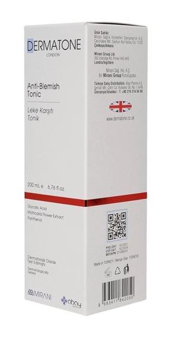 Dermatone Tüm Cilt Tipleri İçin Leke Giderici Likit Tonik 200 ml
