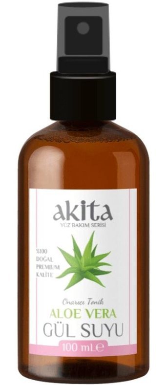 Akita Doğal Tüm Cilt Tipleri İçin Gözenek Sıkılaştırıcı Yüz Temizleyici Likit Tonik 100 ml