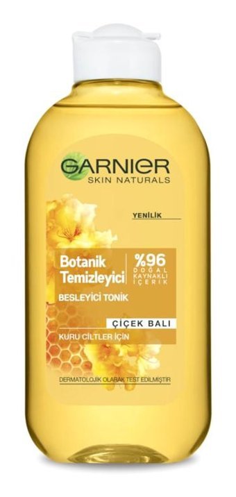 Garnier Botanik Kuru Ciltler İçin Gözenek Sıkılaştırıcı Yüz Temizleyici Likit Tonik 200 ml