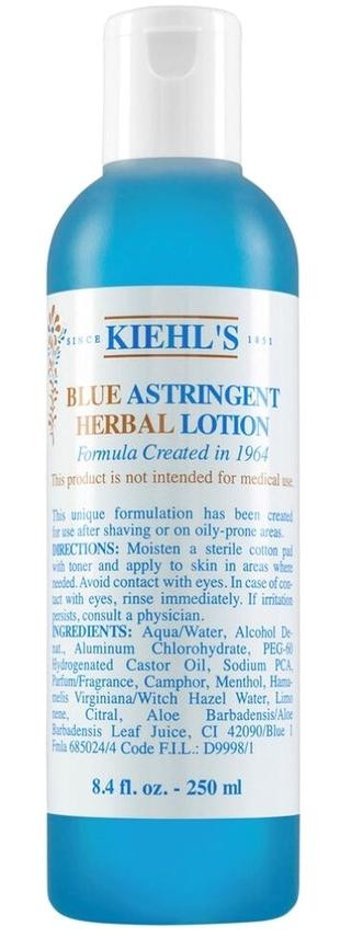 Kiehl's Blue Astringent Yağlı ve Karma Ciltler İçin Leke Giderici Losyon Tonik 250 ml