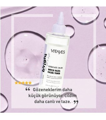 Vitayes Yağlı Ciltler İçin Aha+Bha Gözenek Sıkılaştırıcı Likit Tonik 200 ml