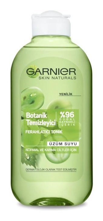 Garnier Botanik Normal ve Karma Ciltler İçin Yüz Temizleyici Likit Tonik 200 ml