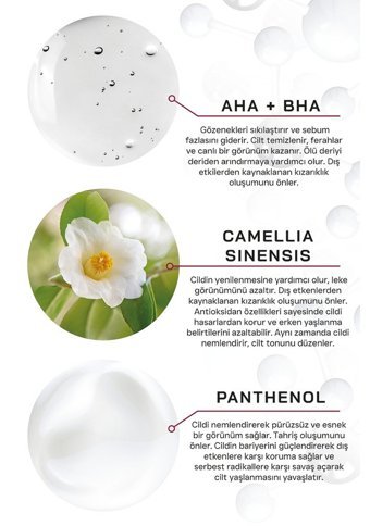 Woo Skin Expert Academy The Purifying Tüm Cilt Tipleri İçin Aha+Bha Gözenek Sıkılaştırıcı Leke Giderici Yüz Temizleyici Likit Tonik 200 ml