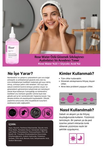 Hello Cocosmo Tüm Cilt Tipleri İçin Gözenek Sıkılaştırıcı Likit Tonik 300 ml