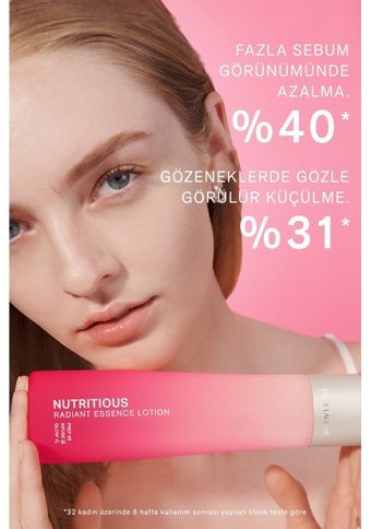 Estée Lauder Nutriious Radiant Essence Karma ve Yağlı Ciltler İçin Gözenek Sıkılaştırıcı Leke Giderici Losyon Tonik 200 ml