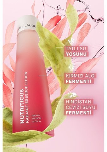 Estée Lauder Nutriious Radiant Essence Karma ve Yağlı Ciltler İçin Gözenek Sıkılaştırıcı Leke Giderici Losyon Tonik 200 ml