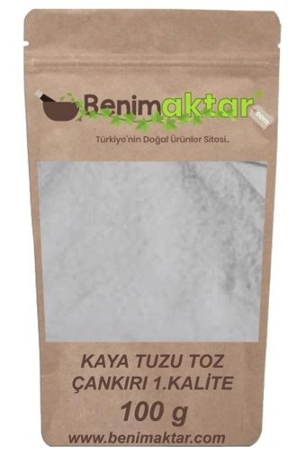 BenimAktar İyotlu Toz Kaya Tuzu Paket 100 gr