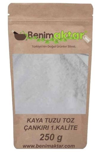 BenimAktar İyotlu Toz Kaya Tuzu Paket 250 gr