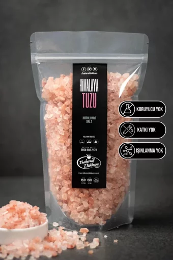 Baharat Dükkanı İyotlu Kristal Himalaya Tuzu Paket 2 kg