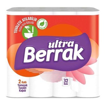Berrak 2 Katlı 96'lı Rulo Tuvalet Kağıdı