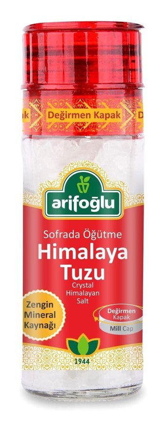 Arifoğlu İyotlu Kristal Himalaya Tuzu Değirmen 125 gr