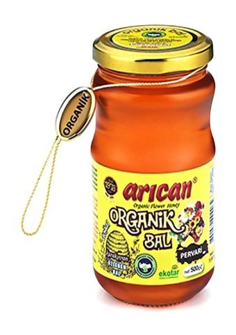 Arıcan Siirt Pervari Organik Süzme Balı 500 gr