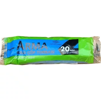 Arma Orta Boy 55x60 cm 10x20 Adet Çöp Poşeti