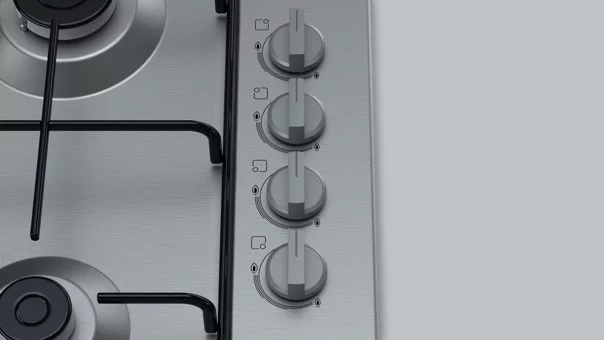 Bosch PBP6C5B82O Çelik Doğalgazlı Ankastre Ocak