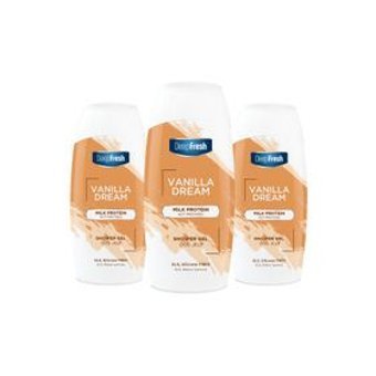 Deep Fresh Vanilyalı Duş Jeli 3x400 ml